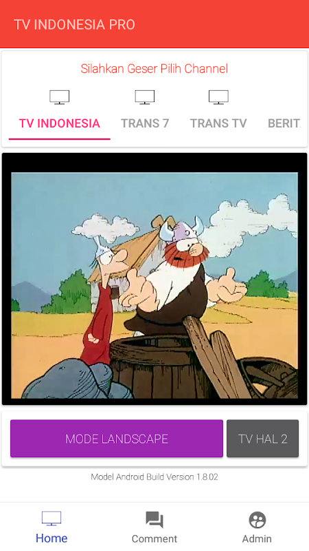 Screenshot 1 Tv Indonesia Pro Ne Technology